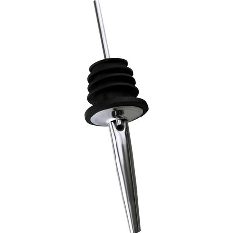 Bevande Versatore Vino e Olio – 10,5 cm con Tappo Antipolvere, Tenuta Stagna in Silicone – Acciaio Inox Elegante – Ideale per Cucina e Bar Professionale (1/5)