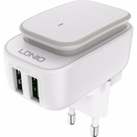 Trade Shop - LAMPADA LED TOUCH MIT CARICABATTERIE 2 USB DA VIAGGED BY ANDROID SAMSUNG - (1/2)