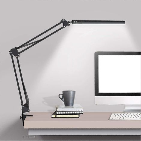 Lampe de bureau LED avec pince, bras articulé, lampe de bureau réglable (1/5)