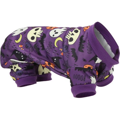 Costumes d'Halloween pour chiens, vêtements de déguisement pour animaux de compagnie, vêtements amusants et originaux pour chiens, t-shirts pour chiens (taille S) (1/5)