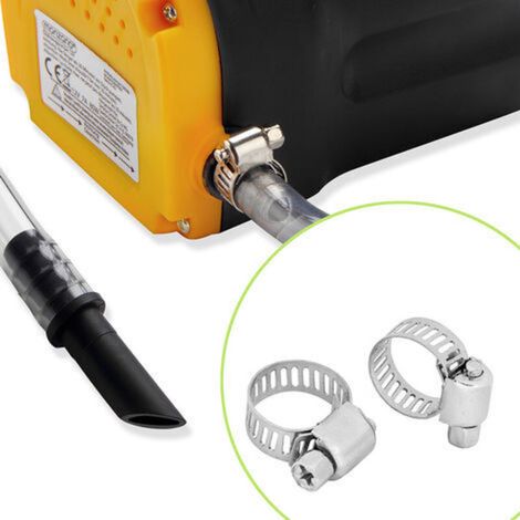 Pompe à vidange extraction huile diesel aspiration vidange auto huile 12V 80W (1/4)