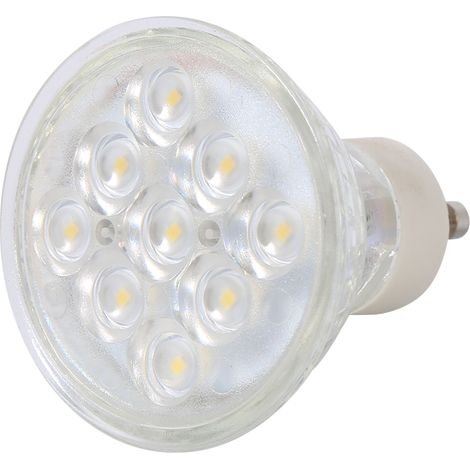 Spot Led GU10 - 3 W - 220-240 V - Blanc Froid - 10 Pièces (1/2)