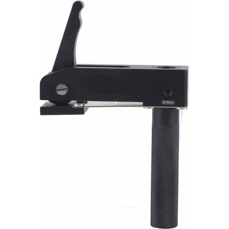 Tornillo de banco de aleación de aluminio, 3 modos ajustables, sujeción rápida para carpintería, 19 mm (1/5)