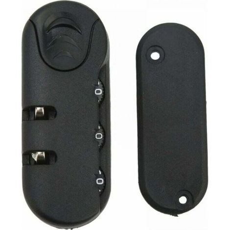 Lucchetto di sicurezza per valigia, lucchetto a combinazione per bagagli, combinazione a 3 cifre, codice di combinazione ad alta sicurezza, lucchetto di ricambio per bagagli da viaggio, adatto per val (1/4)