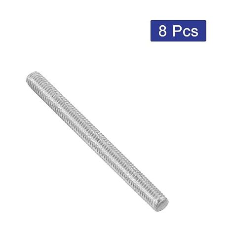 Stainless Steel 304 Threaded Rods, M5 x 60mm Straight Threaded Bar Studs Pitch M5-0.8 for Furniture Machine Assembly (1/2)