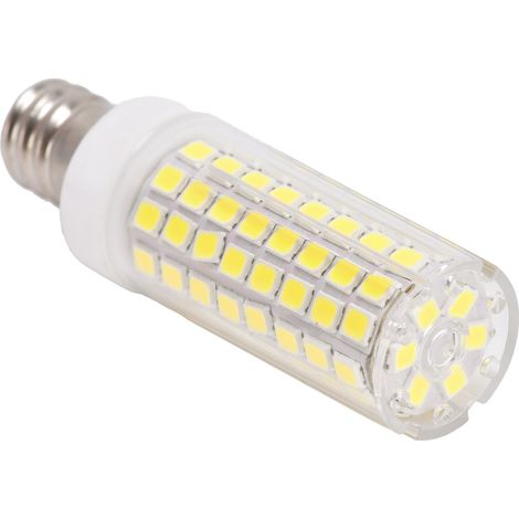 Ampoule LED E12 102 LED 1000 lm, type maïs, dimmable, pour lampes de table et lustres, 110 V, 10 W, blanc froid (1/5)