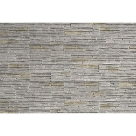 Verblender Nebia beige-braun Innen/Außen Wand Verblender 34 x 9 / 20 cm