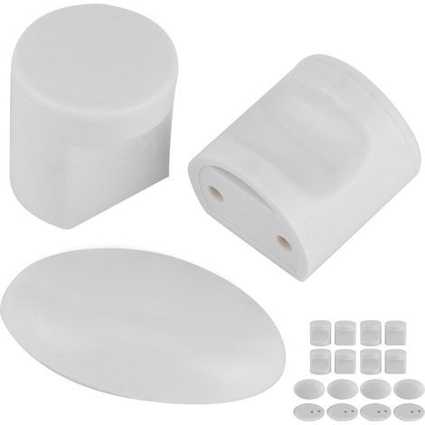 Ensemble de 4 poignées de porte coulissante pour salle de douche (L38)L38W (1/5)