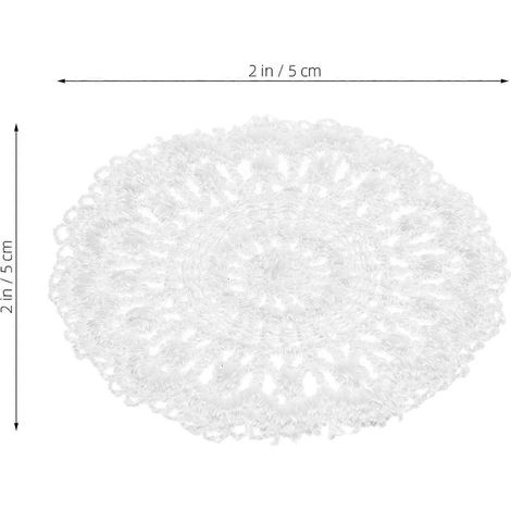 Sets de table en dentelle pour maison de poupée miniature (6 pièces) (1/4)