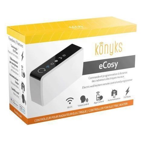 WLAN-Steuerung für elektrischen Heizkörper mit Pilotdraht – Konyks eCosy Konyks (1/4)