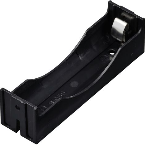 TRU COMPONENTS TC-13220692 Support de pile 1x 18650 raccordement par pôles de contact (L x l x H) 78