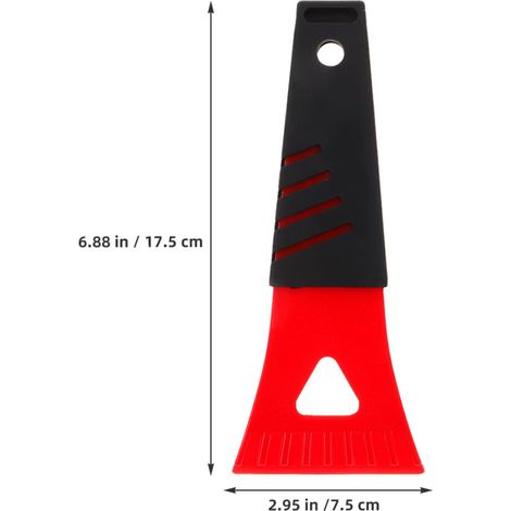 Set da 10 pezzi di raschietti per ghiaccio portatili in miniatura, strumento multifunzionale leggero e robusto, raschietto antigraffio per parabrezza auto, gelo, neve e sporco, riutilizzabile (1/4)