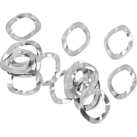 Lot de 100 rondelles ondulées M10 en acier inoxydable A2-70 DIN137 B pour bricolage et industrie (1/5)