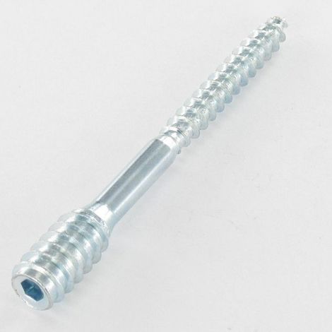 Vis de reglage pour fenêtre 6X80 Filetée sur 40/21 Acier zingué 96 heures brouillard salin sans rouille rouge-1 pièce (1/2)