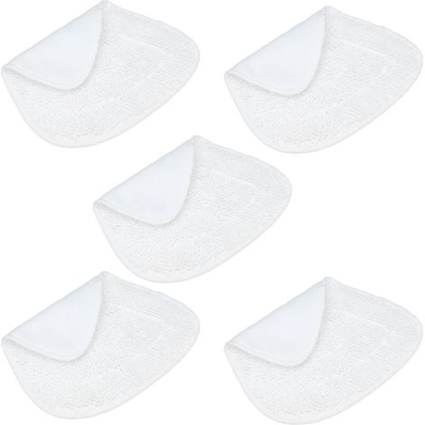 5-teiliges Set Faser-Wischmopp-Pads, Dampfreinigungs-Pad-Tuchzubehör, passend für Vileda Dampfmopp-Reiniger (1/5)