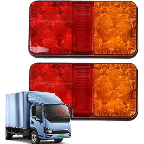Dengmx-Feux arrière LED pour camion - plastique ABS, 80V, compatible remorques, LED - automobile / bricolage (1/5)