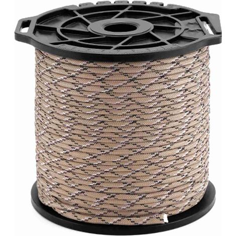 Bobine multifonction extérieure, corde paracorde à 9 cœurs, corde à linge de 4mm d'épaisseur, tente d'escalade au vent (1/5)