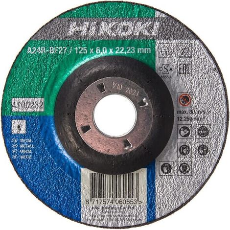 Disco desbaste metal 230x6mm HIKOKI 4100235