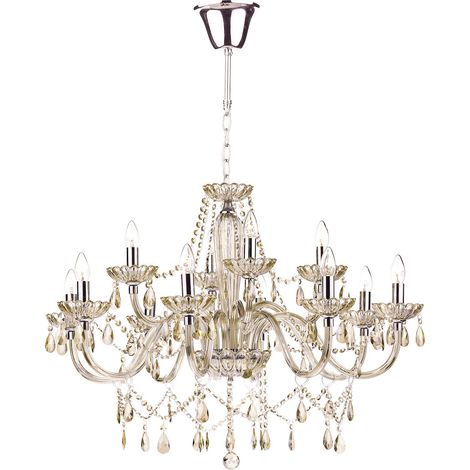 DAR RAPHAEL - Lustre en cristal de champagne, 12x E14 (1/5)