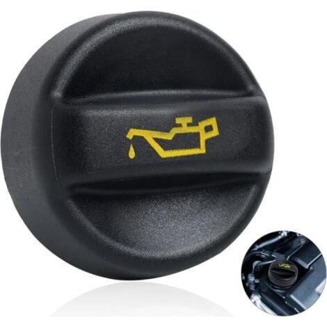 Bouchon de Remplissage d'Huile Moteur pour C2 C3 C4 207 208 301 308 508 2008 3008 5008 Partner,Bouchon Huile Moteur,Référence OEM 9670015080/9675477380 1180S5 9674157180 (1/4)