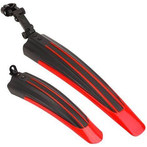 Garde-boue universel réglable, épais et large, pour VTT, compatible avec vélos de ville (fixie, gravel, roues de 20 à 27 pouces). (1/5)