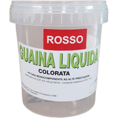 GUAINA LIQUIDA RESINOSA ROSSO 1 KG- 9,0 pz