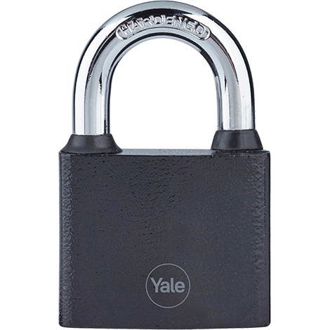 YALE Lucchetto in ferro Y111B/50/125/1, 50 mm, nero