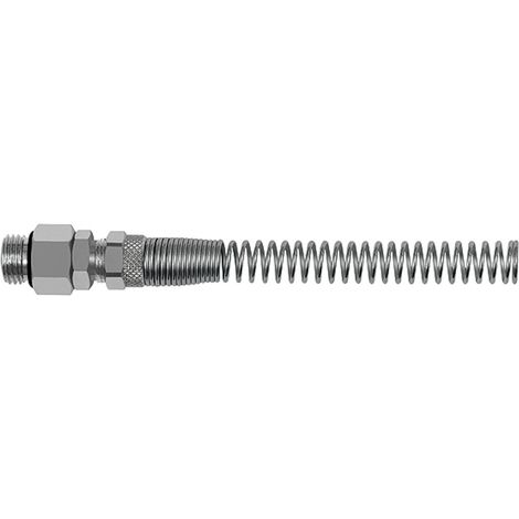 Riegler Gerade Einschraubverschraubung, Knickschutzfür drehb. G1/8 a. SW14 (1/2)