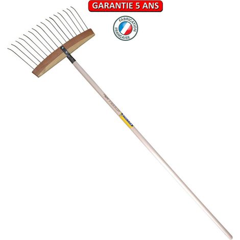 OUTILS PERRIN Balai à feuilles et gazon "bois/acier" - 165 cm (1/3)