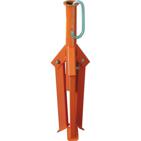 Trépied métallique de plâtrier pliable – Charge utile 250 kg – Pieds rectangulaires avec plat anti-déformation – Stable et robuste