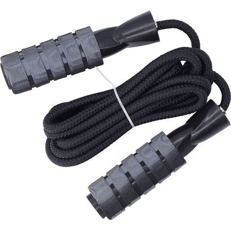 Corde à sauter anti-nœuds avec roulements à billes pour l'entraînement physique, la tonification et la perte de poids, 2,8 m / 9,2 pi (1/5)
