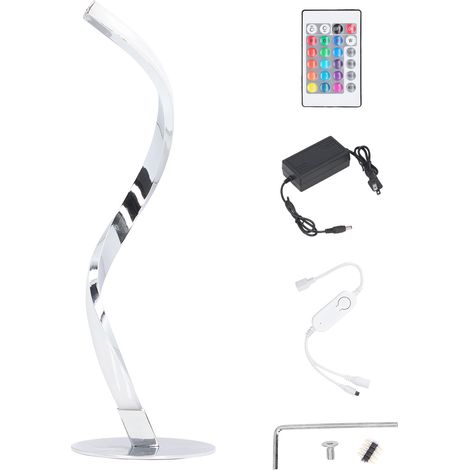 Multifunktionale LED-Spirallampe – RGB-Ambientebeleuchtung für Schlafzimmer, Wohnzimmer oder Büro – 100–240 V Netzteil (1/5)