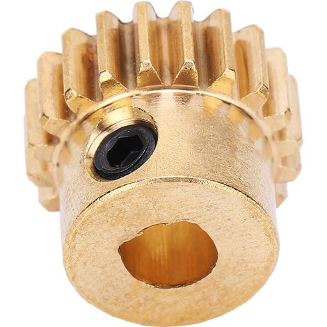 Pignon en laiton remplacement 20 dents 6mm alésage D 0,8 MOD robot industriel engrenage robuste (1/5)