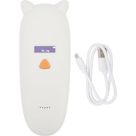 Lecteur de puce RFID rechargeable portable pour scanner microchip animal, gestion des ressources et inspection ferroviaire. (1/5)