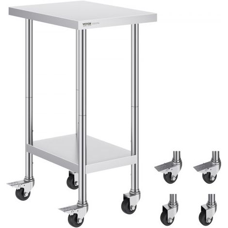 Table de Travail en Acier Inoxydable 61 x 45 - 7 x 95 - 5 cm (1/5)