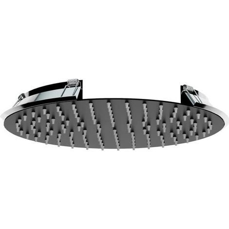 Tete Douche Encastré Au Plafond Ronde 30Cm Noir - GME (1/2)