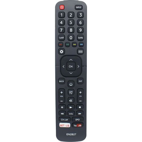 Télécommande de rechange EN2B27 pour TV Hisense également compatible avec EN2A27 EN2C27 EN2D27 EN2B27HB (1/5)