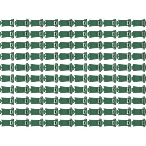 Suspension de serre 100 pièces Crochet 44LB Portance Moderne Clip Plante pour Pot Fleur Arrosoir Vert (1/5)