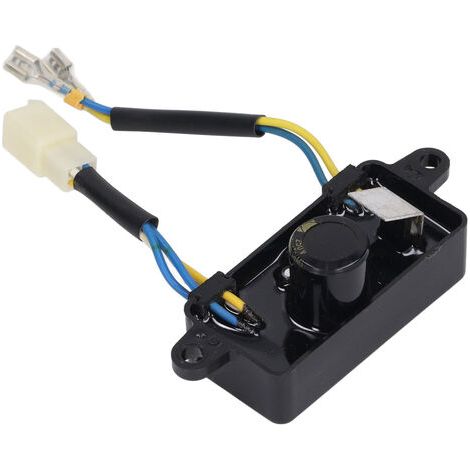 Régulateur de tension AVR 6 fils pour générateurs 1-2.5KW – Monophasé – Installation facile – Matériau ABS durable (1/5)