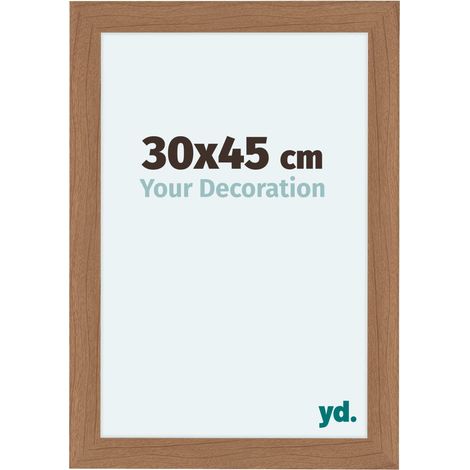 yd. - Cadre photo 30x45 - Noyer clair - MDF - Como (1/5)