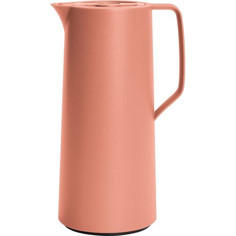 Motiva Verseuse isotherme 1 litre Fermeture rapide 12 h chaud, froid 24 h Fiole en verre Fabriqué en Allemagne Design nordique Terre cuite (1/5)