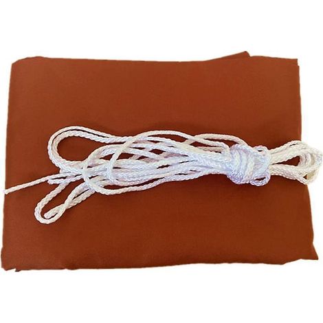 2x3 M Voile D'ombrage Rouille Rouge Rectangulaire Extrieur Auvent De Jardin Anti - Uv (1/5)