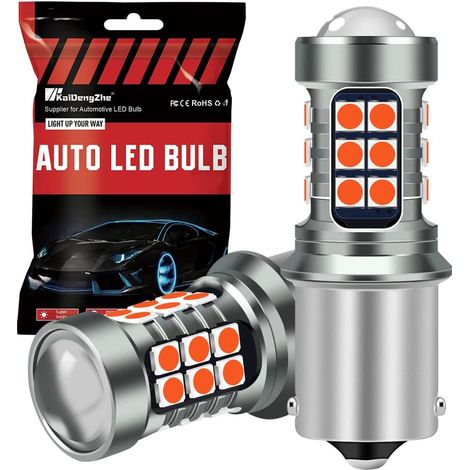 2 Ampoule LED 1156 BA15S, 46 SMD 3020 Canbus, Blanc Pour Feu De Recul Frein