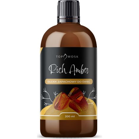 Olio profumato all'ambra ricca, 200 ml
