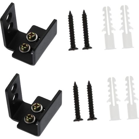 2 pièces guide de sol pour porte coulissante (1/5)