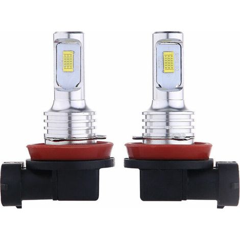 2x LED-Lampen H8/H9/H11/H16 - 35W 4000lm 6000K Weiß