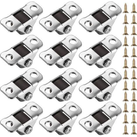 20 Schwerlast-Möbelrollen, 12-mm-Mini-Lenkrollen, Gummiräder für Kleingeräte und Gepäck, Gesamttragfähigkeit 160 kg. (1/5)