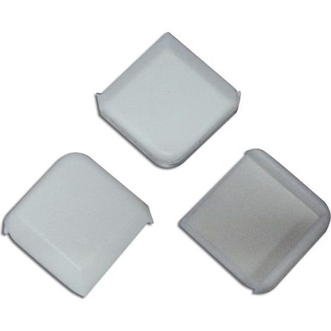 Salvatenda Adesivo in gomma colore Bianco misura 23x23 mm conf. 10pz