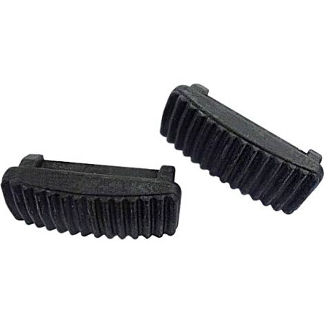 Piedino di ricambio in plastica con supporto gommato per scala in alluminio in kit da 2 pezzi (1/2)