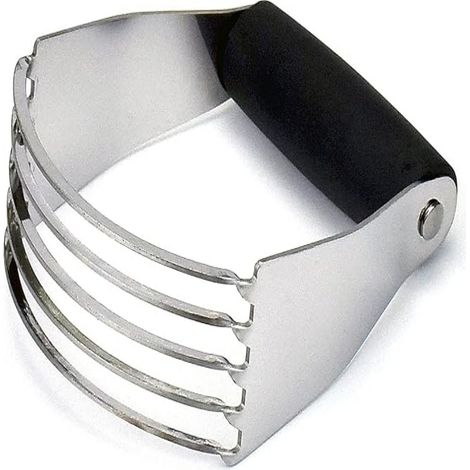 Spatule À Pâte - Acier Inoxydable - Pour Pétrir Mélanger Racler Étaler La Pâte - 1 Pièce (1/5)